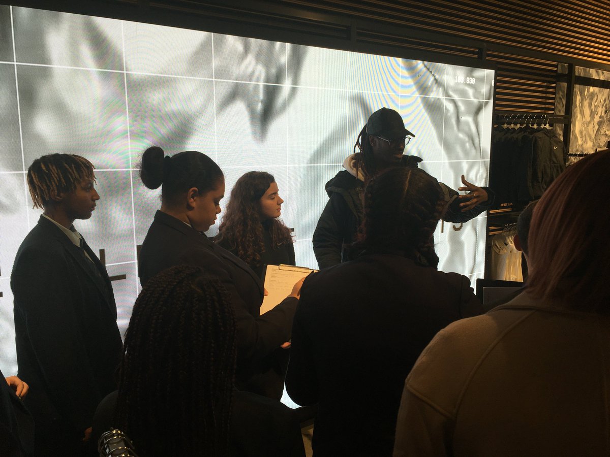 BryanstonSquare's tweet photo. And then on Thursday we got to do it all over again with students from @BluecoatAspley and @Bluecoat_B_dale!   Here are just some of the amazing moments at @Snapchat, @PimlicoPlumbers, @BeyondBrigade, @nike and @networkrail. https://t.co/2UNXYYh4FA