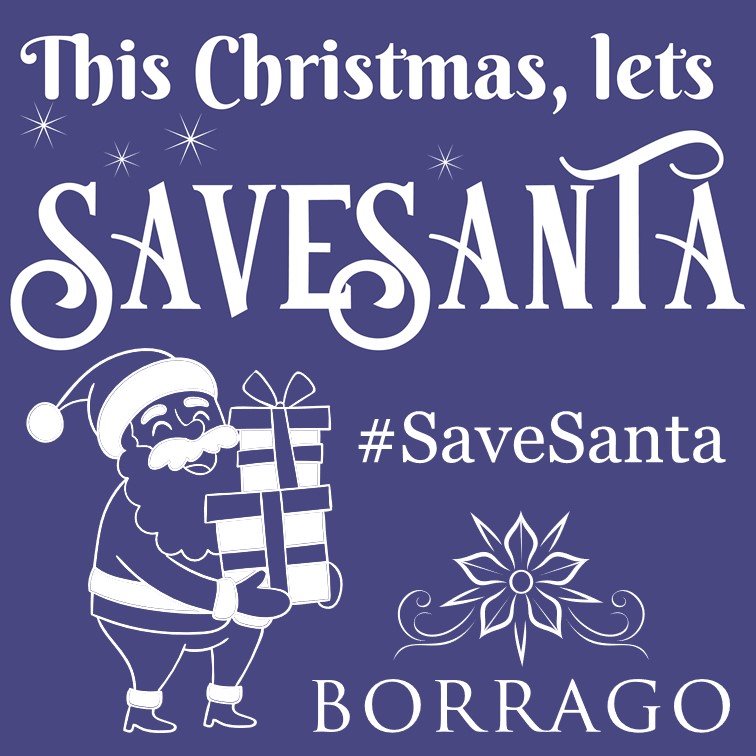 This Christmas, lets help #savesanta. He is very polite and tires all the drinks left out for him, so this year why not leave Santa a naturally delicious grown up drink! (I hear Santa likes Borrago) 
#savesanta #borrago #borragodrinks #nonalcohlolic #drinkdrinking #drinkawareness