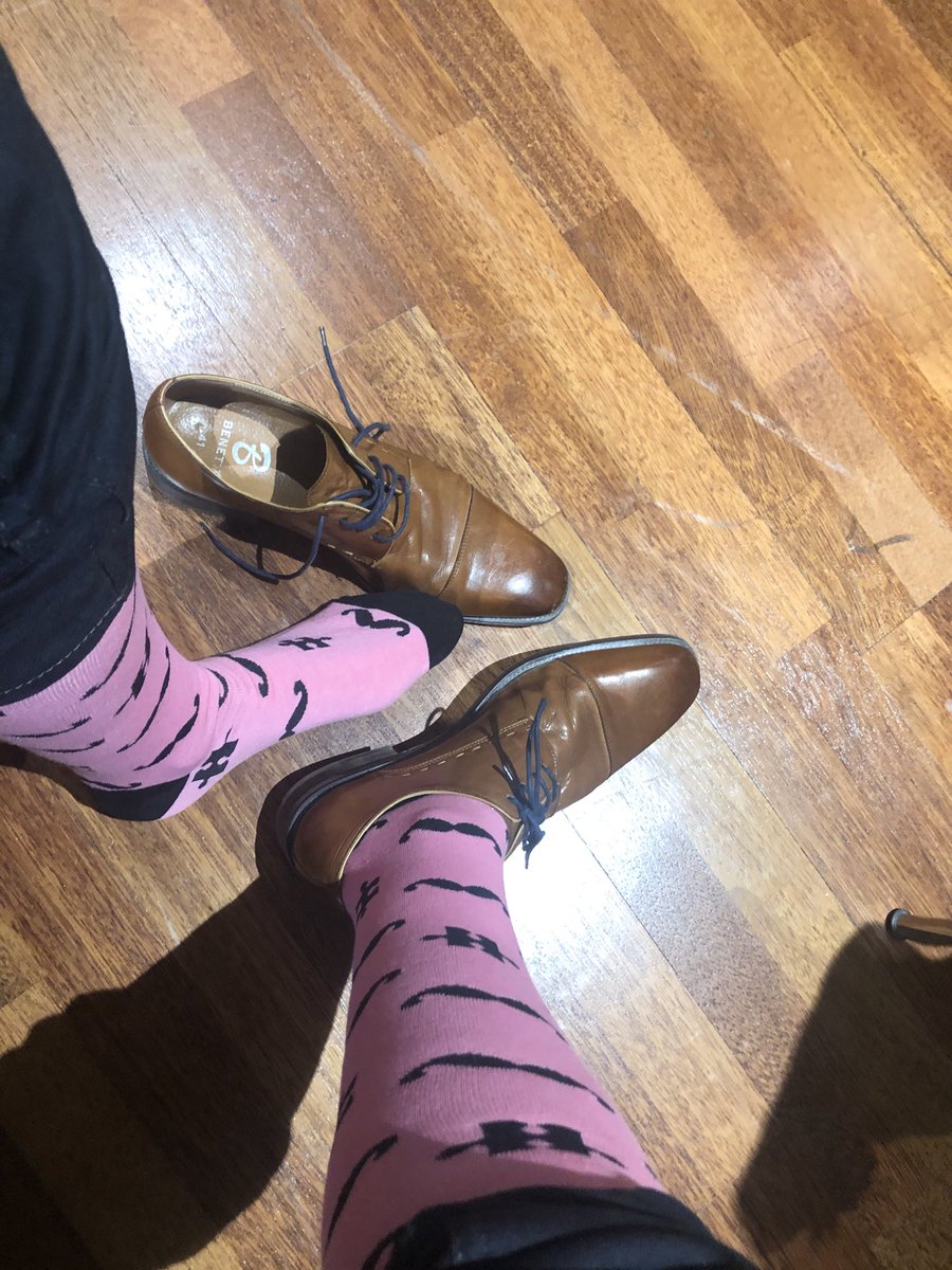 JingaJohnny's tweet photo. ⁦@JingaLife⁩ #HISI19...at Croke Park to speak at the Annual HISI Conference...not an All Ireland Medal...but the next best thing...a pair of the infamous Pink Digital Health Socks...shucks! 😉 https://t.co/fykMosAKI9