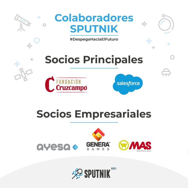 321_sputnik's tweet photo. Os presentamos algunos de los colaboradores que han hecho realidad #321Sputnik . Sin vuestro desinteresado apoyo, el despegue no hubiera sido posible 🙌🏽. ¡GRACIAS! #DespegaHaciaElFuturo 🚀

ℹ️https://t.co/LYuvMt7DSd

@FCruzcampo #Salesforce @GeneraGames @SupermercadoMAS https://t.co/aLqBIeeJr7