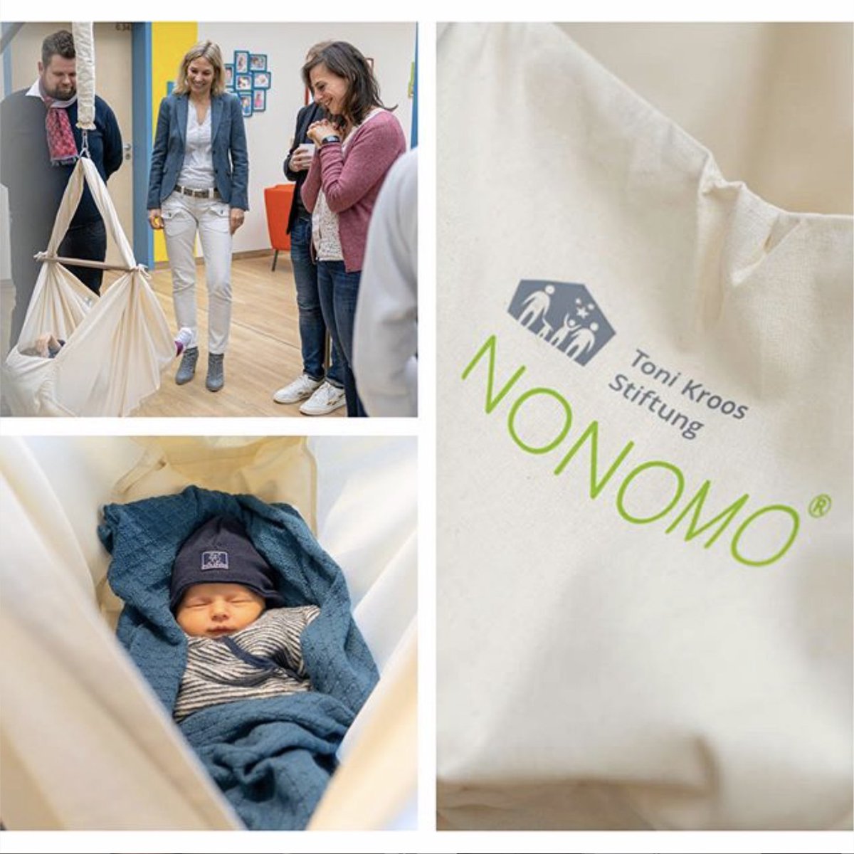 Unser neuer Partner <a href="/NONOMO_/">NONOMO</a>  hat eine ganz besondere Einschlafhilfe für Säuglinge entwickelt. Durch die Schaukelbewegung finden die Babys entspannt in den Schlaf. 🤱

Ihr seid wirklich toll und eine große Hilfe für uns:

tonikroos-stiftung.de/blog/artikel/n…

DANKE für eure Unterstützung! 💚