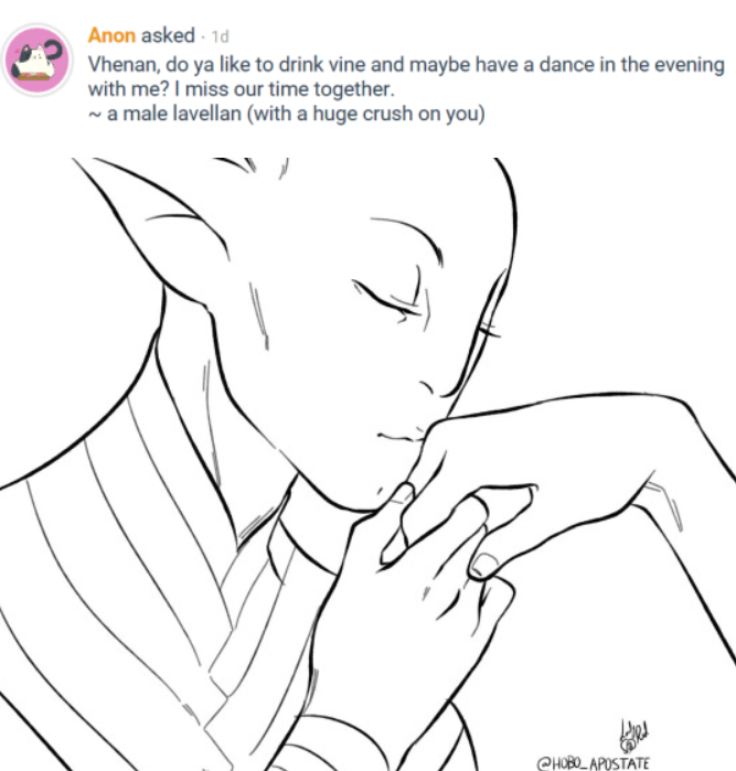 hobo_apostate's tweet photo. It’d be my pleasure, lethallin.
#Solas #DragonAge #DragonAgeInquisition #AskSolas https://t.co/rhvvxFszX3