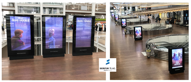 SerfimTIC's tweet photo. Découvrez nos mobiliers numériques en Gare de Rennes, tous équipés d'écran 70'' #DOOH #Mobiliernumerique #communicationnumerique https://t.co/oGdgFn7Nal