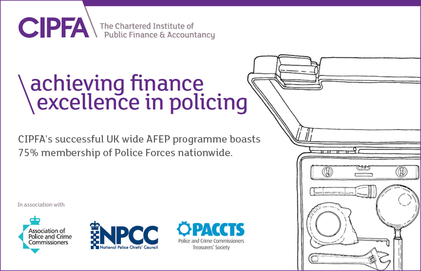 CIPFA's tweet photo. Our Achieving Finance Excellence in Policing programme - #FinanceManagement stream supports police finance management within #AFEP and delivered in partnership with @AssocPCCs, #PACCTS and @PoliceChiefs. #CIPFAPolice2019
Learn more: https://t.co/SvP7hluDm0 https://t.co/E0AUxK4pVi