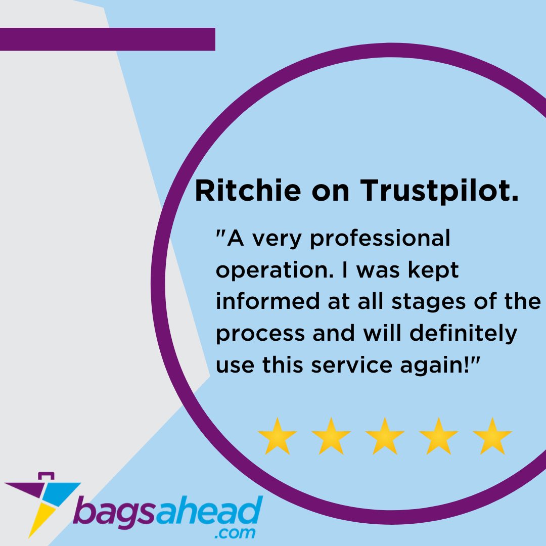 Great customer feedback is always appreciated! We always strive to give the best customer care and love to hear your feedback. Thank you!❤️
⭐️⭐️⭐️⭐️⭐️
•
•
•
#customercare #wecare #customerfeedback #happycystomer #customerreviews #motivation #reviews #BagsAhead #bags #couriers