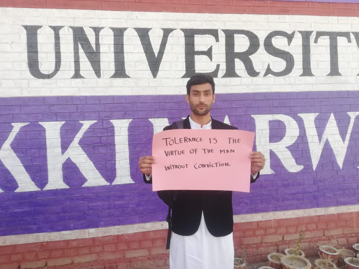 TFTolerance's tweet image. TFT Team from University of Lakki Marwat celebrated the International Day of Tolerance in their University by giving the messages of Tolerance to built a more tolerant Pakistan.

#HumaraAzm
#Srengthening_Student_Bodies
#TogetherForTolerance
#TeamLakkiMarwat
