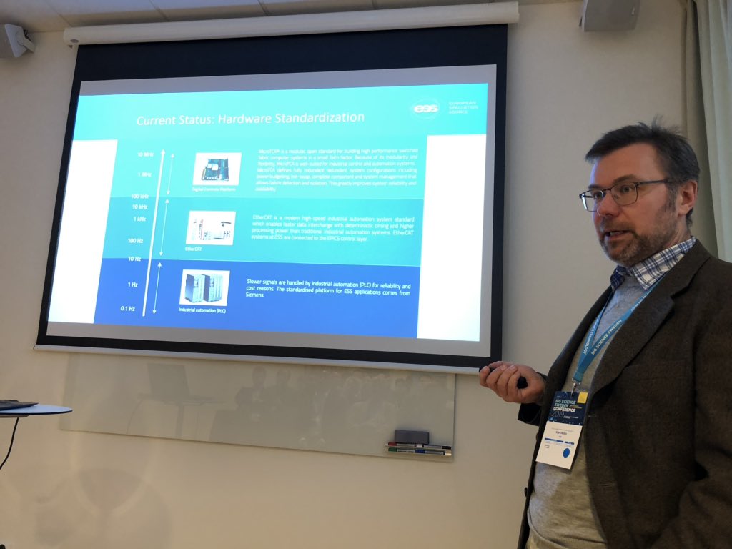 BigScienceSWE's tweet photo. Electronic session Now ESS presenting and a lot of common challenges with Iter. #BISSConference2019 https://t.co/9WiJoApBRu