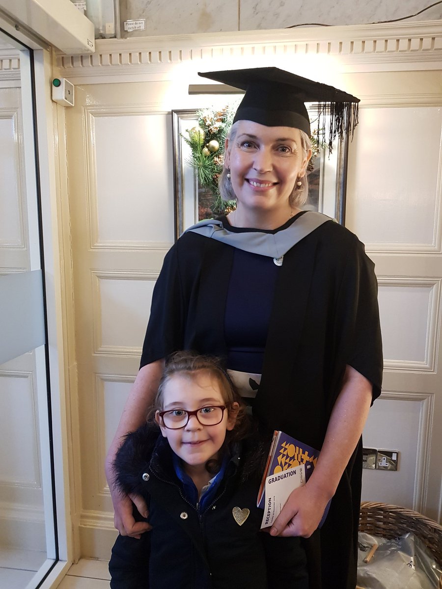 CumbriaUni's tweet photo. "You are the best mum ever." 
Violet Rhind congratulates her mum Susan Rhind who is graduating with a Post Graduate Certificate in Teaching &amp; Leaning for Higher Education

Congratulations Susan, we know you are doing and will go on to do amazing things.
#wearecumbria #cumbriauni https://t.co/d1IgKMtKjM