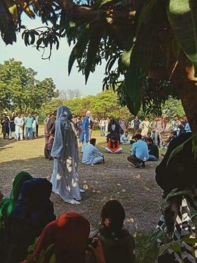 TFTolerance's tweet image. TFT Team Multan from BZU recently conducted a very special and unique activity street theater named &quot; Naatak&quot; to inculcate the message of Peace and Tolerance in the students through a theatre.

#HumaraAzm
#Srengthening_Student_Bodies
#TogetherForTolerance
#TeamMultan
