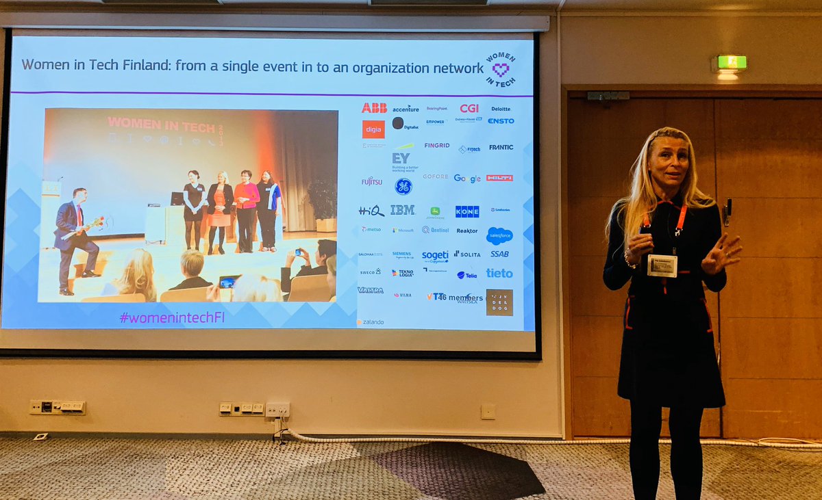 <a href="/PiaErkinheimo/">Pia Erkinheimo</a> at #SMEAssembly2019: According to <a href="/atomico/">Atomico</a> only 5% of #tech #startups in #Europe are #women-led! See our <a href="/inQubeEU/">inQube</a> #moveitforward work to improve these numbers! :)