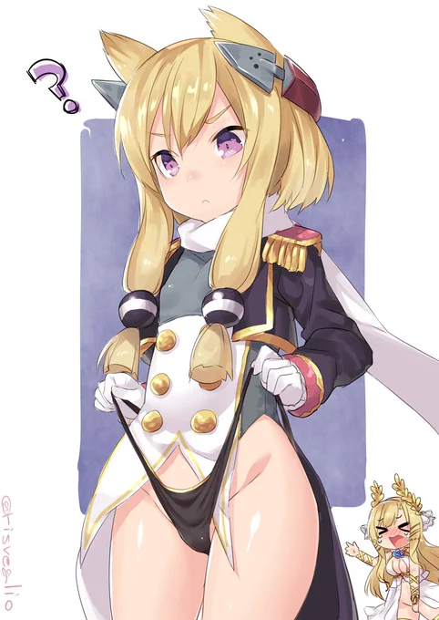 今日はスパ子の誕生日な気がしたので #ウォースパイト進水日 #アズールレーン 