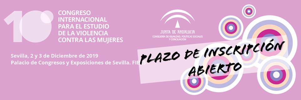 IgualdadAND's tweet photo. �� ¡Recuerda! Los días 2 y 3 de diciembre se celebra el 10 Congreso Internacional para el Estudio de la Violencia contra las Mujeres.
Si quieres asistir puedes inscribirte aquí ¡Te esperamos! 👇 https://t.co/E0WtmLZuaO https://t.co/WwDNDDWfMN