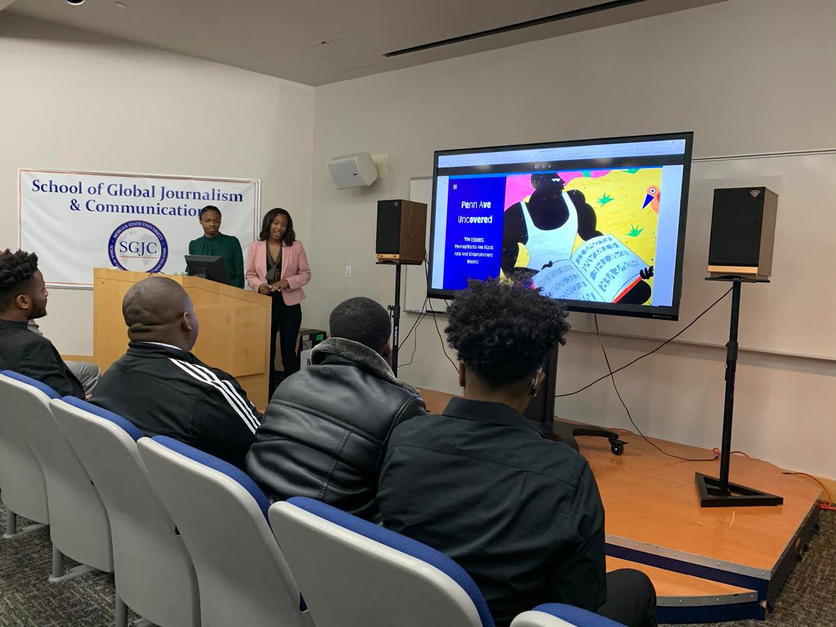 SGJCMSU's tweet photo. Congratulations to @MSUMPPD capstone students who presented their final presentations before a panel of judges Monday. Months of hard work: over! The students are now one step closer to Commencement in a couple of weeks. @bnkopano @MayalGilmore https://t.co/CvhdU90EgX