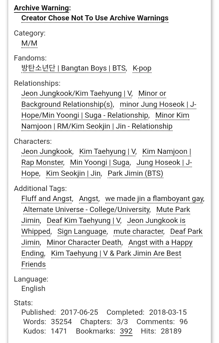 INAUDIBLE | TAEKOOKUnderrated fan fiction, go read this beauty.Plot: I am so whipped that I call you even if I am deaf wtf