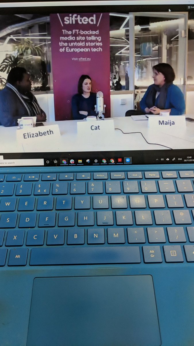 Great lunchtime chat with <a href="/maijapalmer/">Maija Palmer</a> @catrjone @nyekoeelozabeth talking all things corporate innovation. <a href="/evrelab/">EVRELAB</a> are ready to answer your 🙏 for #Speed #innovation + #transparency  <a href="/foundersfactory/">Founders Factory</a> <a href="/Siftedeu/">Sifted</a> <a href="/MandulisEnergy/">Mandulis Energy</a> #retailtech #SaaS #Technology #retail #futurology