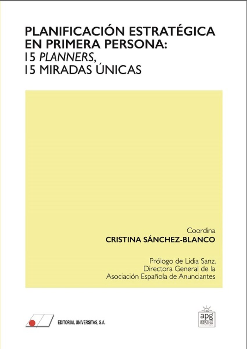 fcomunav (@fcomunav) on Twitter photo "Planificación estratégica en primera persona: 15 planners, 15 miradas únicas" es el libro publicado por la profesora <a href="/csanchezblanco/">Cristina Sánchez-Blanco</a>, en el que se expone la necesidad de que los planners sean cada vez más capaces de aportar valor añadido. ➡️bit.ly/15planners-15m… "Planificación estratégica en primera persona: 15 planners, 15 miradas únicas" es el libro publicado por la profesora <a href="/csanchezblanco/">Cristina Sánchez-Blanco</a>, en el que se expone la necesidad de que los planners sean cada vez más capaces de aportar valor añadido. ➡️bit.ly/15planners-15m…
