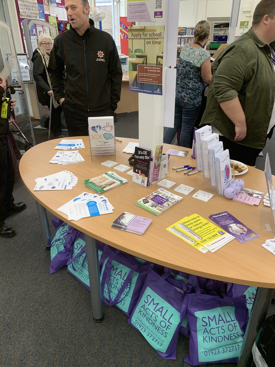 Today we have our last #SlipperSwap at Potters Bar Library with @HertsIndLiving @WeAreHertswise @HomeInsteadHert @HFRS We are here until 3pm!!