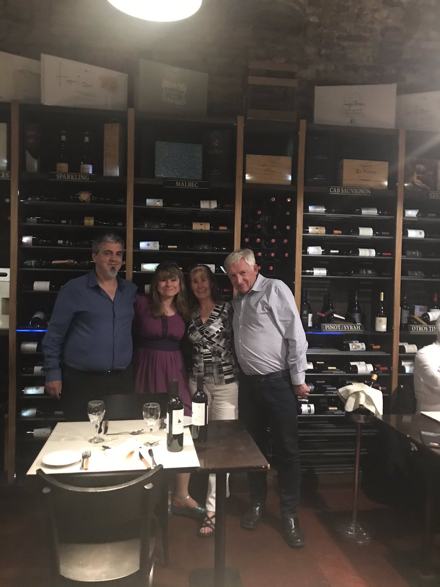 A pleasure to spend time with Gabriel Sambuccetti and staff from <a href="/DFK_Intl/">DFK International</a> member firm Estudio Sambuccetti &amp; Asociados in Buenos Aires yesterday and to enjoy dinner with Gabriel and Roxanne #dfkmascot #paddington in company