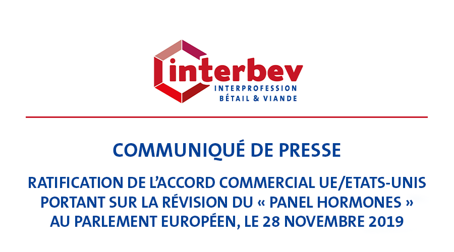 INTERBEV s’oppose fermement à l’importation, à droits de douane nuls, de #viandes bovines américaines ne respectant pas les normes européennes de production.
CP ➡️ bit.ly/CP-ratificatio…