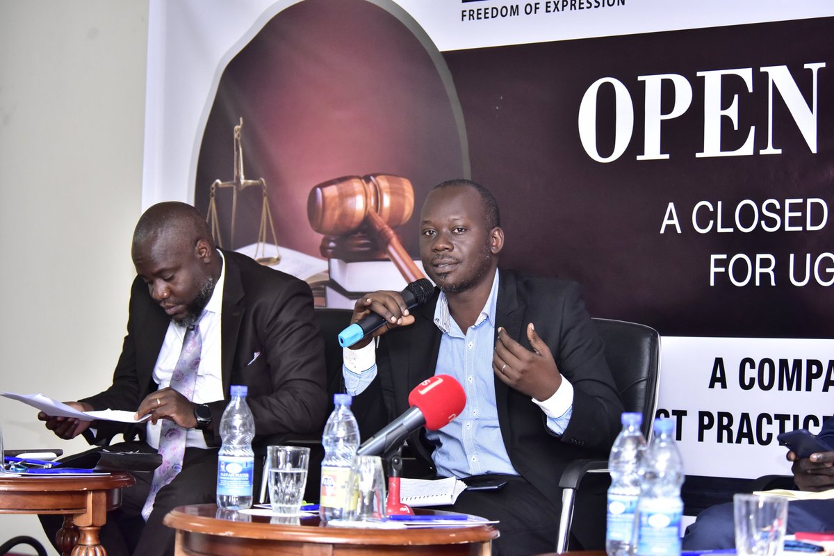 "We are often treated as uninvited guests in courts... being the eyes and ears of the public, we should be allowed to cover court proceedings." - Anthony Wesaka, <a href="/DailyMonitor/">Daily Monitor</a> <a href="/NationMediaGrp/">Nation Media Group</a> journalist. 

#OpenJusticeUG