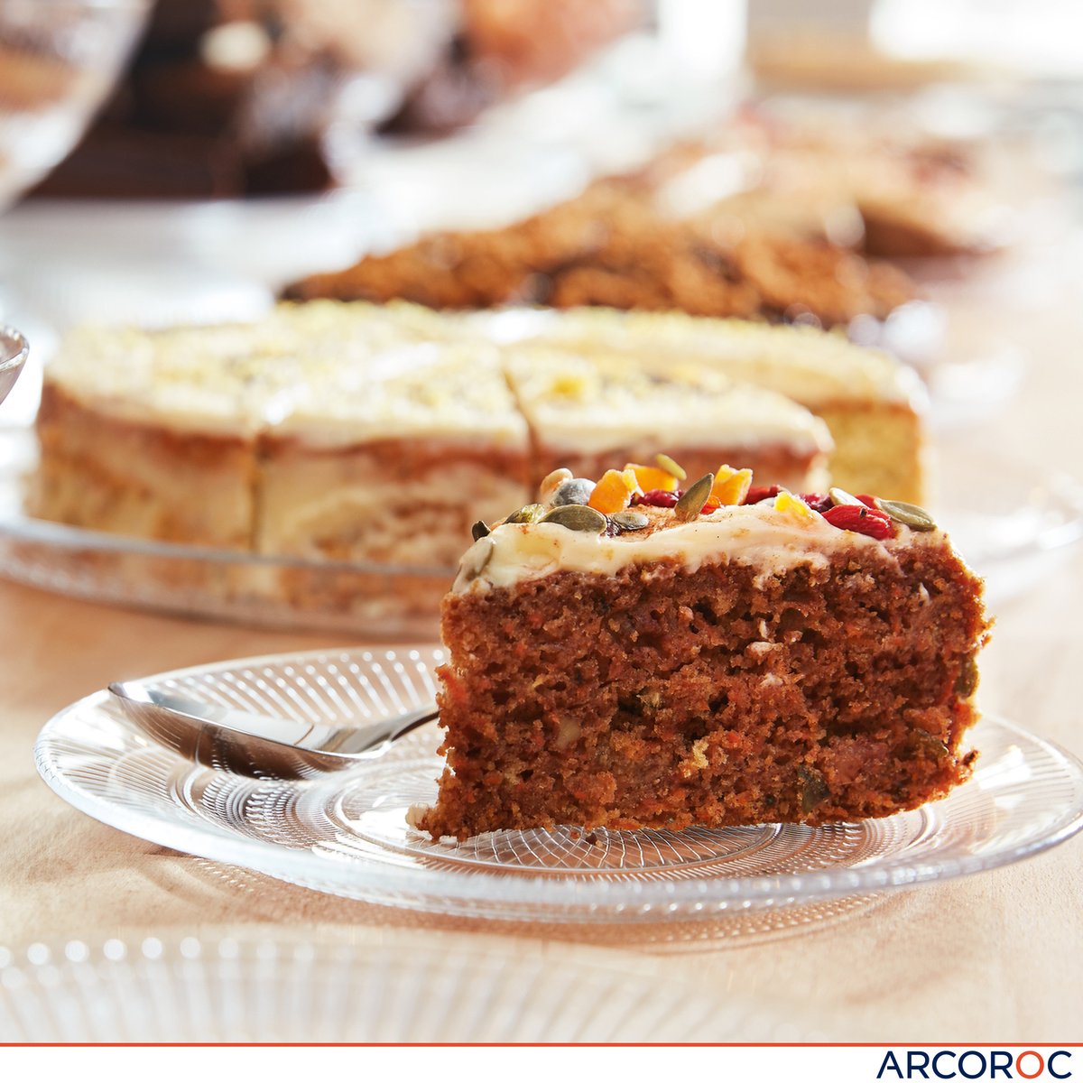arctableware's tweet image. Slices of joy and wonder! Today is #NationalCakeDay - We don't need an excuse to eat cake anyway!  🍰 #Cake #Food #Delicious #Pudding #Arcoroc #Louison #Tasty #Dessert