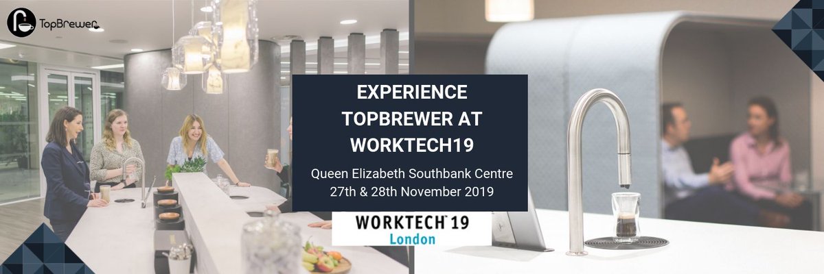 ScanomatUK's tweet photo. Join us tomorrow and Thursday at #London’s @southbankcentre for @unwired’s #WORKTECH19London to learn more about how #TopBrewer complements the modern #workplace: https://t.co/ycdEjIOWds https://t.co/XywwKkoX8v