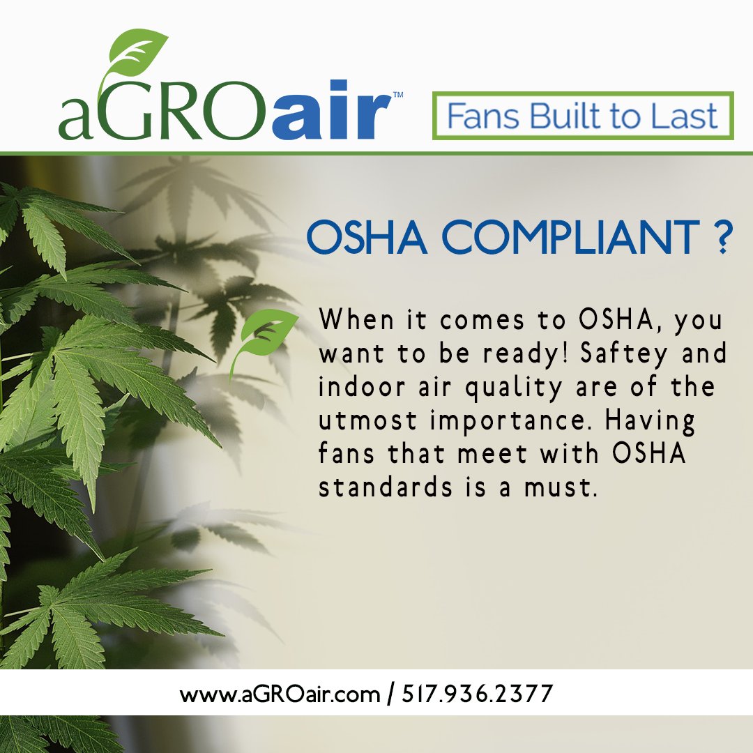 Contact us for more information about our fans.

#agroair #ventilation #aircirculation #cannabis   #fans #builttolast #minimumfanrequirements #LowStandFan #totallyenclosedmotor #cannabiscommunity #greenhouse #growrooms #verticalfarming #hemp  #hempfarming #indoorgrow