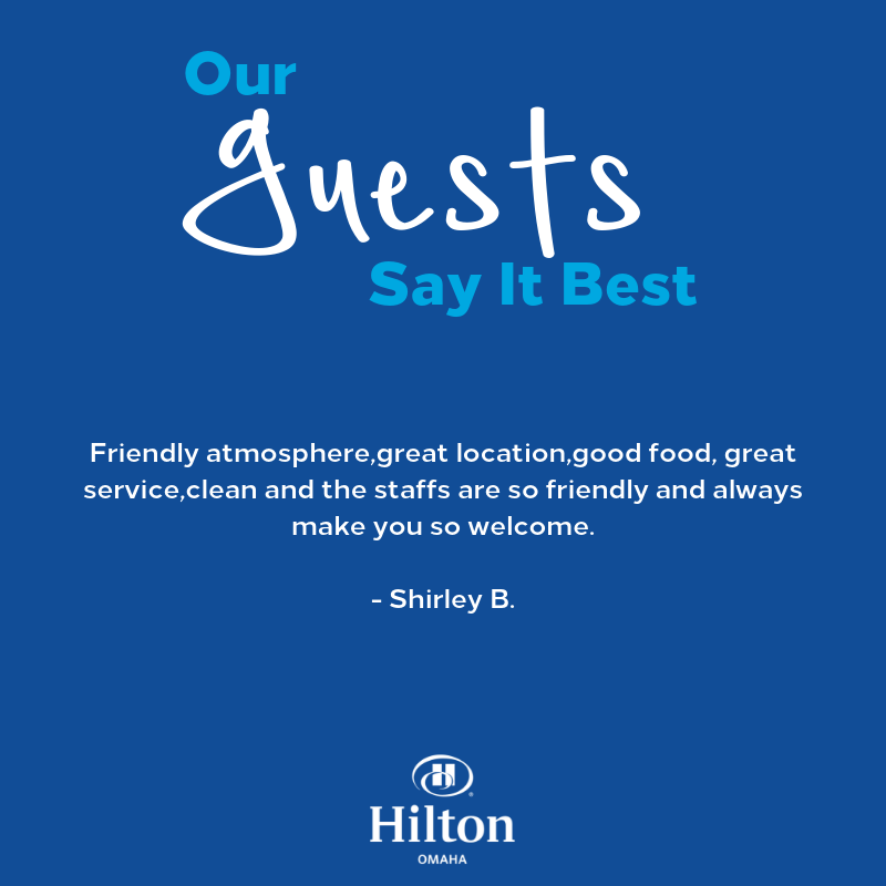 #TestimonialTuesday #NebraskasMostHospitablePlace