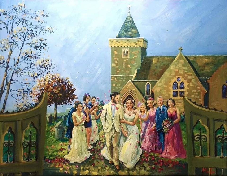 IbroxShow's tweet photo. A live event artist is a wonderfully unique addition to a wedding. 🎨✨

The very talented Maiia Vysotska will be exhibiting at The Ibrox Wedding Show! ❤️

Check out her wonderful artwork! 👇

https://t.co/5VRzyZiQoH https://t.co/Ho8XU9ERqG