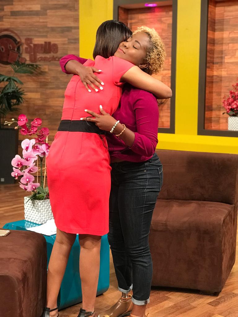 Smilejamtvj's tweet photo. The strength of two women 🙏🏽🙌🏽 . Let's help Josan Sutherland fight Cancer for the 3rd time! Donate via https://t.co/ZUWPq4mmUe or Scotiabank (Cross Roads), account number 000832753. The goal is to raise 25,000 USD. #HelpJosanFight #GirlPowerTuesday #SmileJamaica #1MorningShow https://t.co/B1zAxowKIc