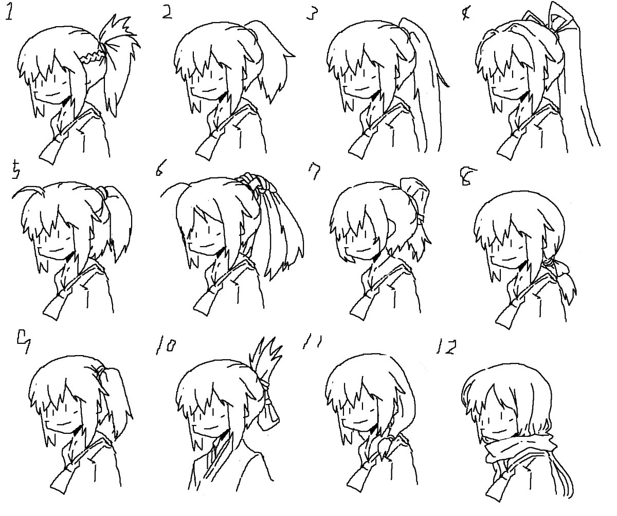 Twitter 上的 ユキビタス 好きな髪型一覧 全部アニメとか漫画とかゲームのキャラの髪型ですが 全部当てられた君は変態だ T Co Rnnlk8khif Twitter