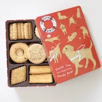 泉屋クッキー缶の新デザイン!テーマは「盲導犬のオンとオフ」