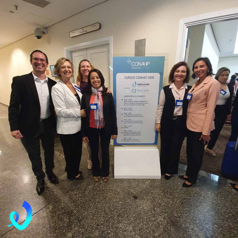 A experiência do paciente move todas nossas ações. Por isso, levamos o tema ao Congresso Nacional de Hospitais Privados- apoiado por nós. O evento teve a participação do Anthony Warmuth, diretor-executivo de Qualidade e Segurança da Cleveland Clinic, referência mundial no tema.