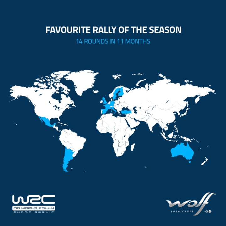 And just like that, the 2019 @OfficialWRC season has come to a close! Tough conditions at top speeds, high-flying moments and a spectacular Wolf Power Stage made this season one to remember. What was your favourite rally from the past year?