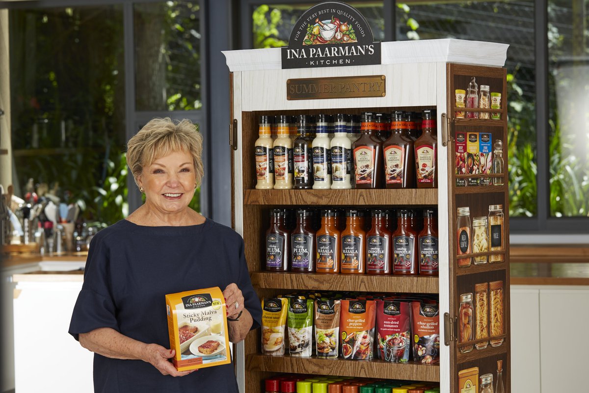 inapaarman's tweet image. Do you have an Ina Paarman pantry in your home? No matter the size we want to see it! Keep an eye out for our exciting Summer Pantry tips, tricks, competitions and more coming soon.

Tweet us your pantry essentials and win a Ina Paarman Pantry Starter Kit, perfect for summer!