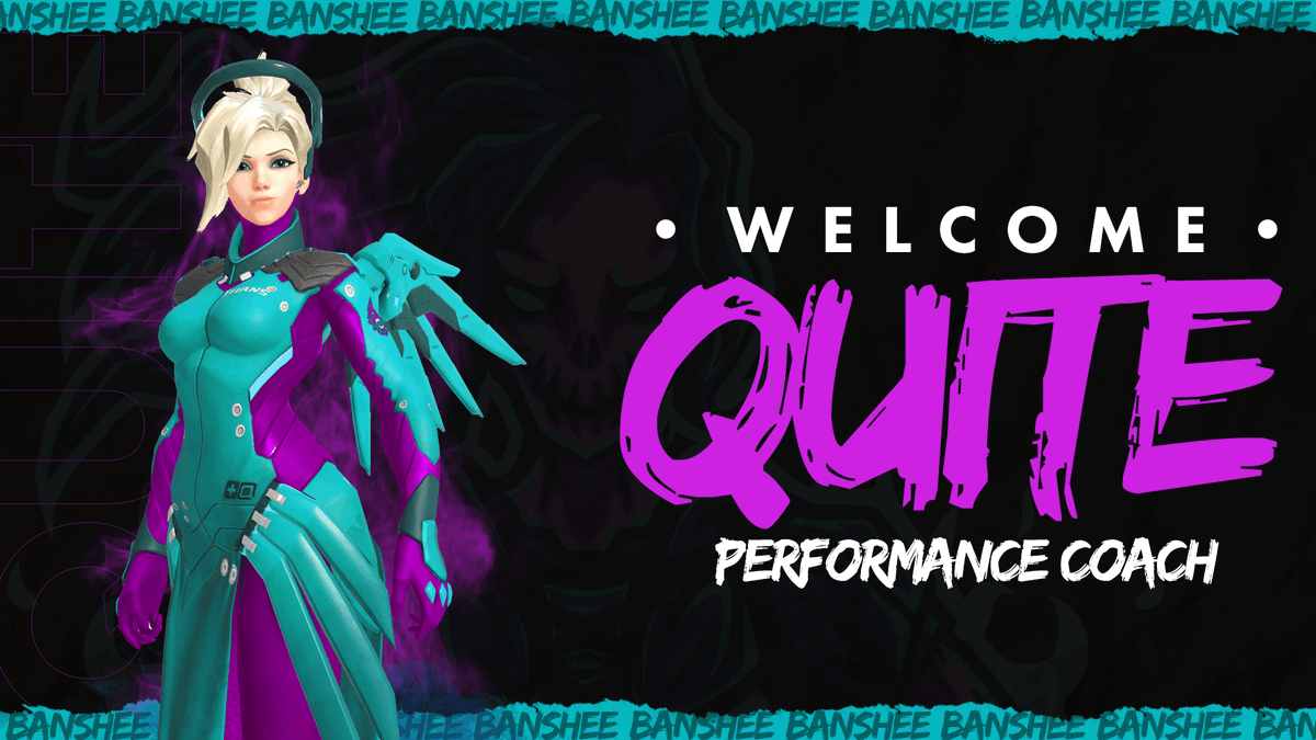 "Quite joins your team !"

Please welcome <a href="/QuiteOW/">-</a> who joins #BansheeEsports as Performance Coach ! 🔥

*claps* 👏🏻
