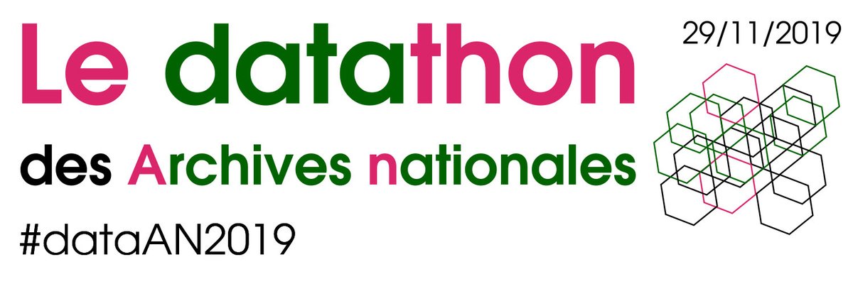 Aujourd’hui les <a href="/ArchivesnatFr/">Archives nationales de France</a> organisent un datathon au @LIBERTE_LL ! #SemaineIP #DataAN2019 bit.ly/33itAW5