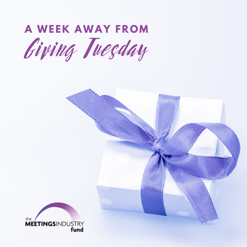 MeetingsFund's tweet photo. On December 3, be sure to take part in #GivingTuesday and give back to the #eventprofs community by making a donation on our website: https://t.co/J32Ct1hHnJ 
#PCMA #ASAE #MPI #meetingprofs https://t.co/IIw60Aig4E