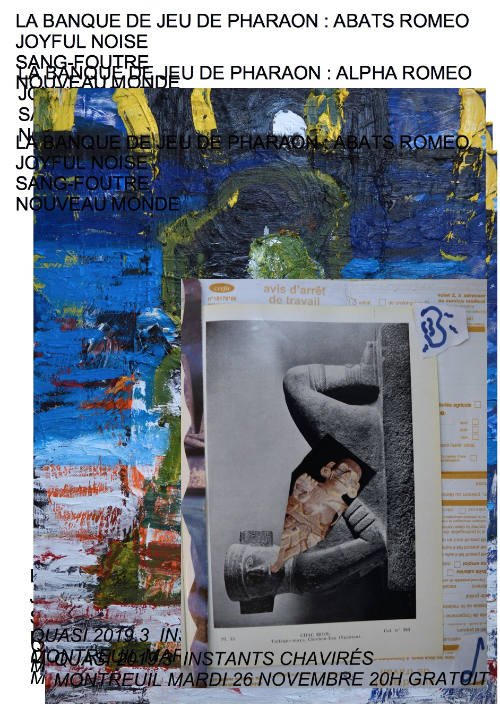 Ce soir !
c'est gratuit aux Instants Chavirés