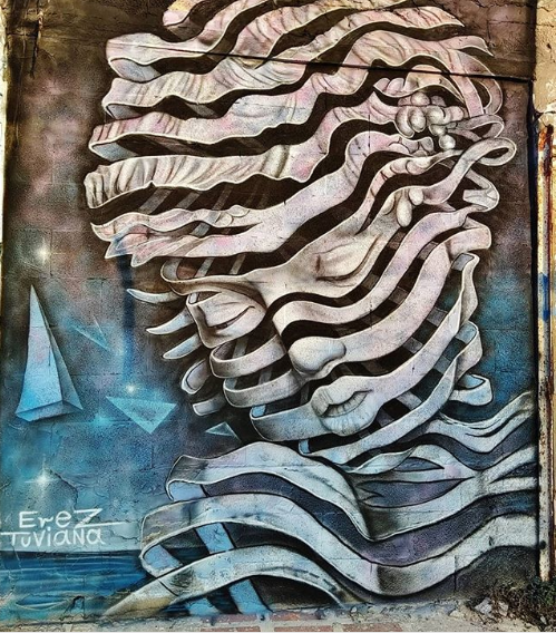ereztuviana mural #wallporn #graffiti #graffitiisrael #instagraffiti #art #streetart
