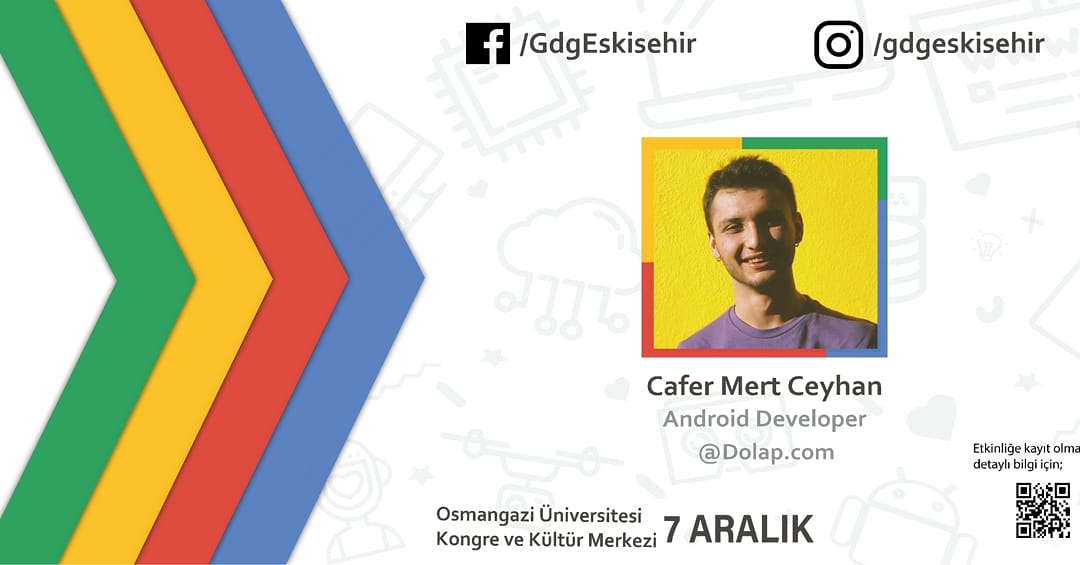 GdgEskisehir's tweet photo. GDG Eskişehir DevFest '19 'un ilk Sandbox’ında Dolap’da Android Developer olan @mertceyhan ve CitizenMe'de Junior Android Developer olarak çalışan @okanaydin34 DevFest '19 'da “First Android Application with Kotlin” ile bizlerle olacak.
Kayıt için : https://t.co/zTZuHafyBe https://t.co/BgrV731sVw