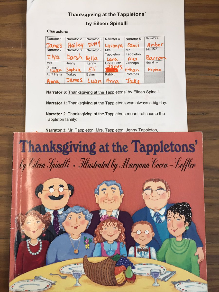 kgazard1's tweet image. Lights. Camera. ACTION! Room 37 presents, Thanksgiving at the Tappleton’s. #readerstheater #180daysofjoy @MindessAP @ClockerTalk