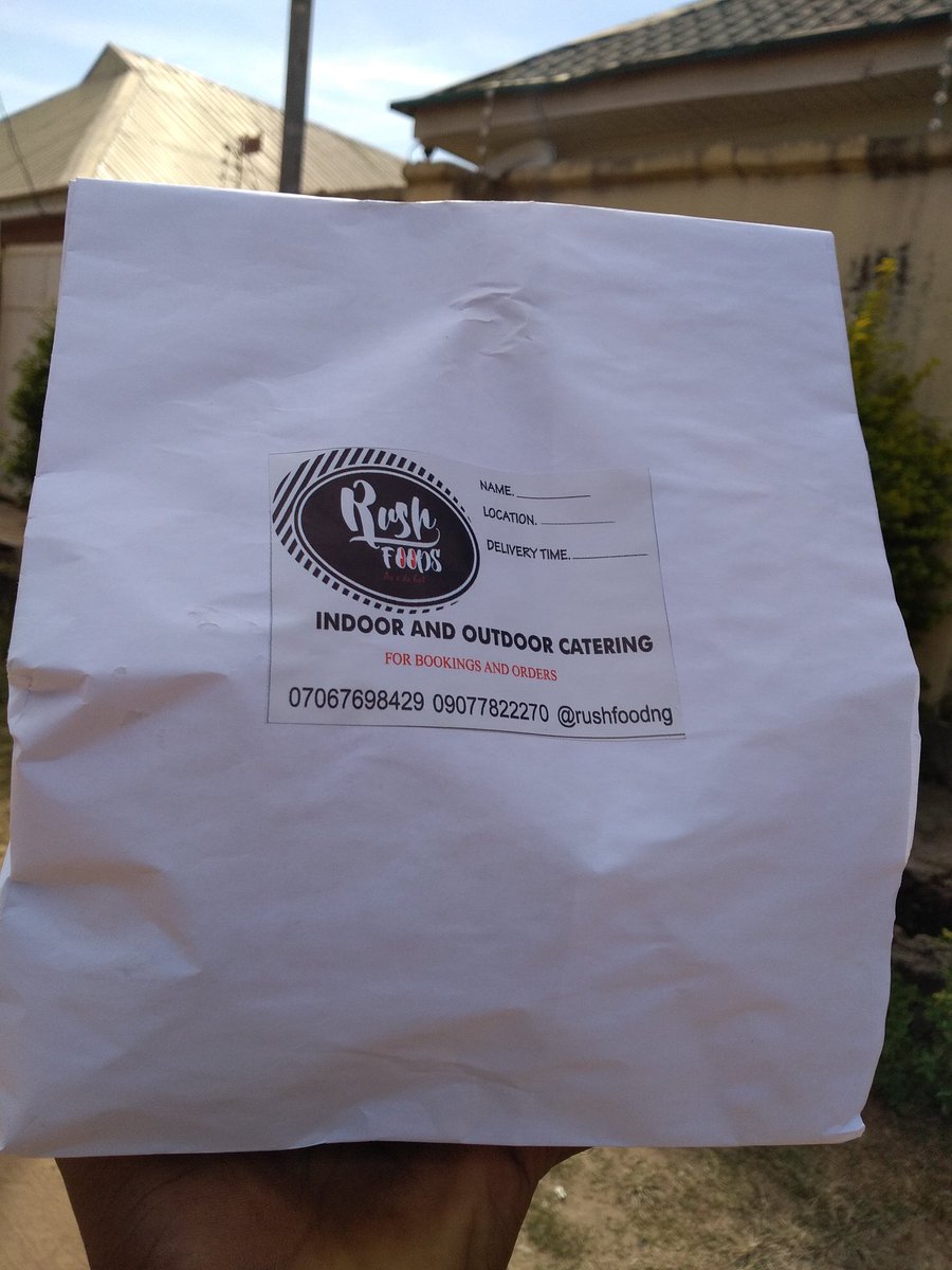 Bams_Jnr's tweet photo. I got myself a pack of @rushfoodsng smokey jollof!!!
You should too😌😌 https://t.co/Cf7nizqMLo