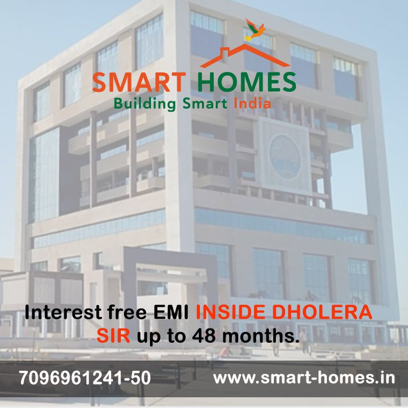 SmartHomes27's tweet photo. Interest free EMI INSIDE DHOLERA SIR up to 48 months!!!
For more information, visit us: https://t.co/9UejCx7n4G or call us: 7096961242
#Dholerasir #SmartHomesInfrastructurepvtltd #InvestmentInDholera #Dholerasirplots #Plotsindholerasir #SmartHomesInfrastructure #ABCDBuilding https://t.co/6EiYbmFMDh