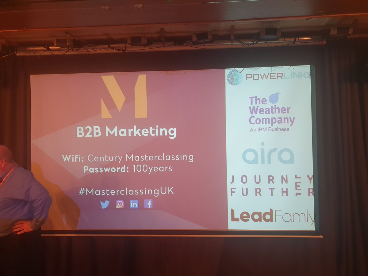 BradChuck's tweet photo. Back at the @CenturySoho for the latest @masterclassing event this afternoon.

Looking forward to hearing from @PowerLinksAds again, only been the 6 years since the heady days of @iamgregcarroll and the @NewStatesman shenanigans...

#masterclassing https://t.co/SazXzB3lJQ