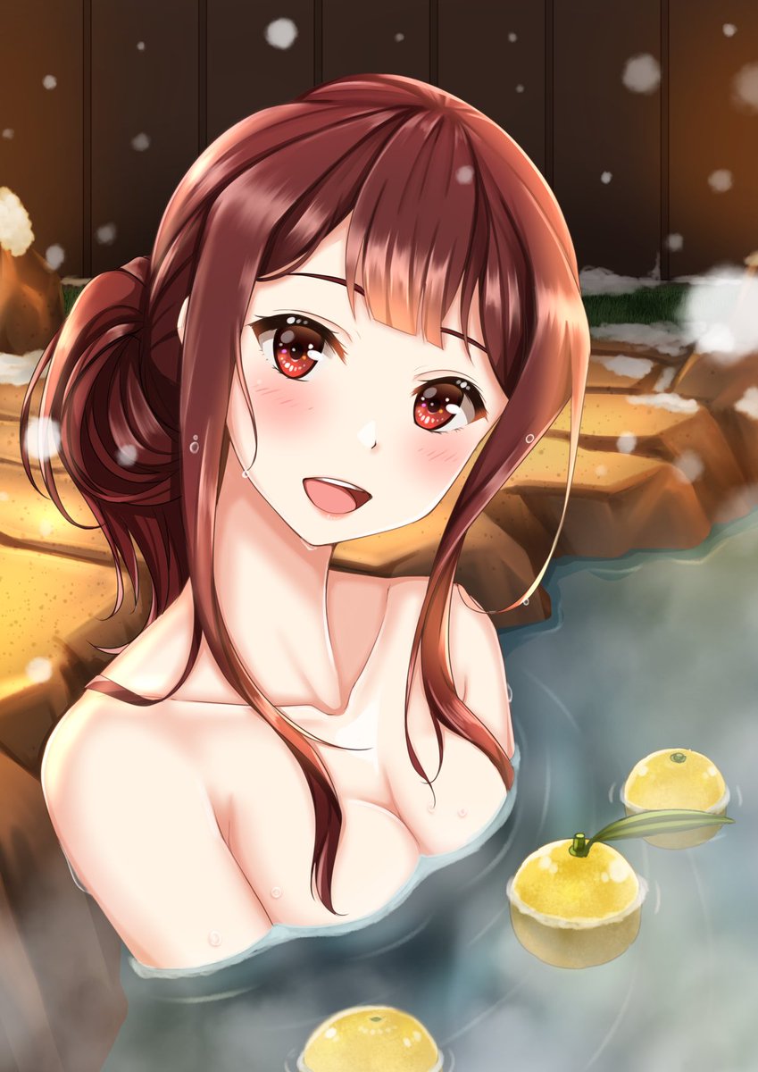 「お風呂好き('ー`) 
#いい風呂の日 」|柚結ゆずのイラスト
