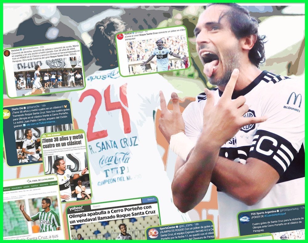 Con la última victoria de Olimpia ante Cerro, se cierra una década positiva en cuanto a clásicos.

2010-2019 (15G 16E 10P)
Antes de Trovato (4G 9E 5P)
Desde la asunción de MT (Clausura 2014)
(11G 7E 5P)

⚽️Goleadores de la década.
Roque Santacruz 6 goles
William Mendieta 4 goles