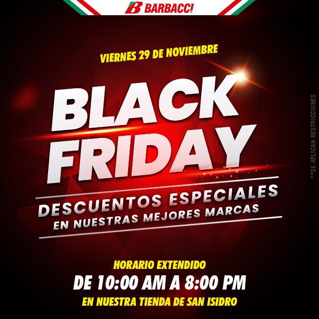 Barbacci_Motors's tweet photo. #BlackFriday https://t.co/9wf2RJR3P4