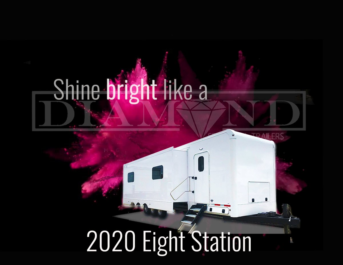 DiamondTrailers's tweet image. #drumrollplease #introducing #2020 #DIAMOND #makeuptrailer #eightstation #specialtytrailers #custom #brilliant #shinebrightlikeadiamond
