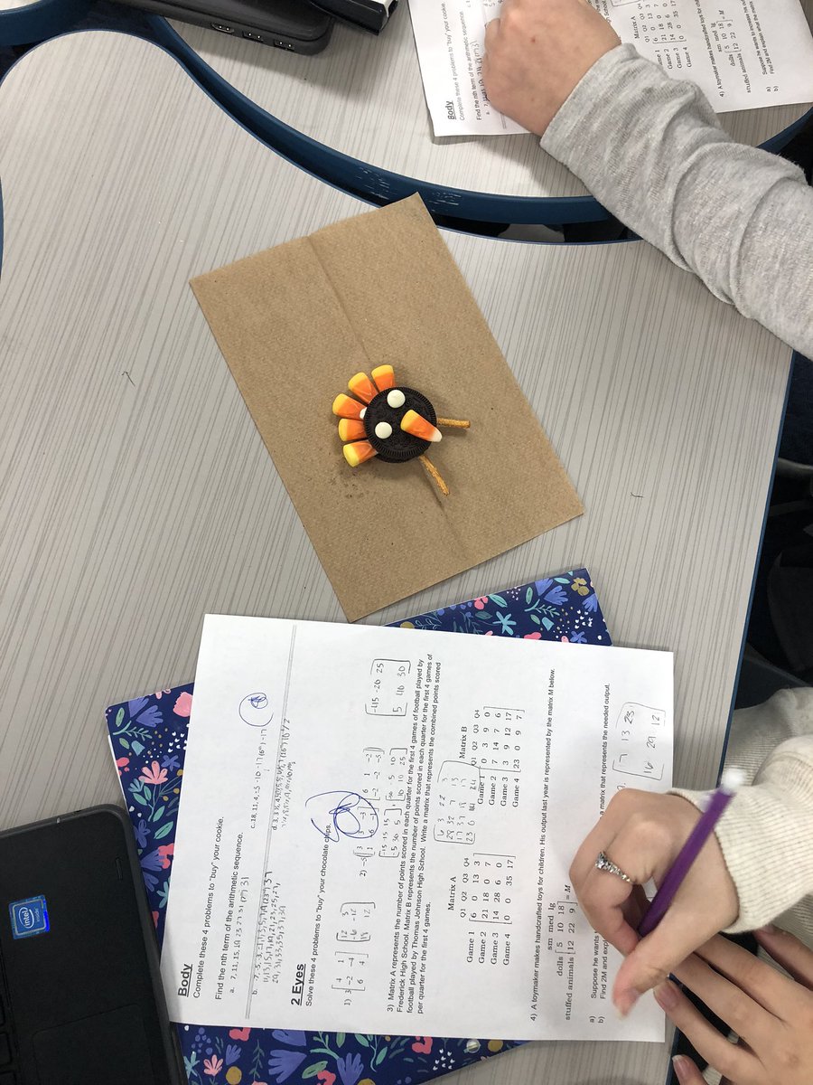 MrsSMahon's tweet photo. 🎶 Do you want to build a turkey🎶 #engagement before break #nmbmchiefs #algebra https://t.co/c5c1qeCV2F